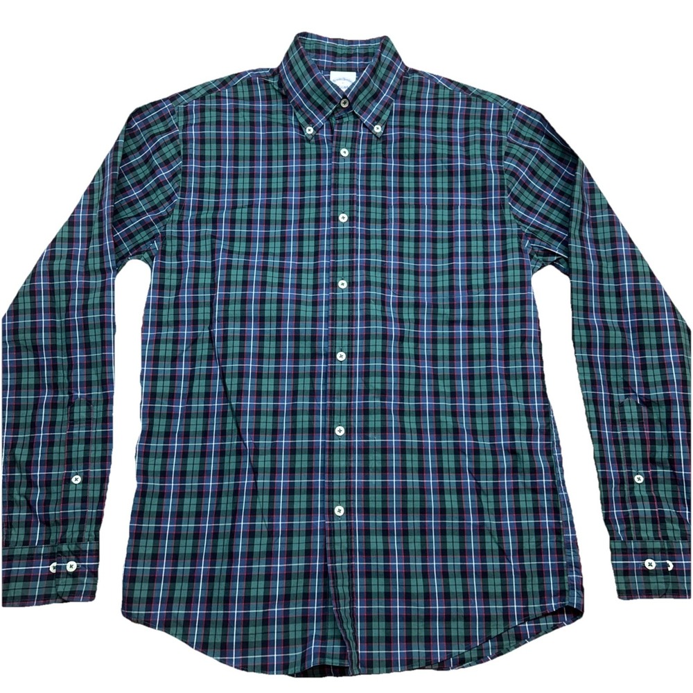 Brooks Brothers 1818 Men's Small‎ Plaid Long Sleeve Button Down - Picture 3 of 7